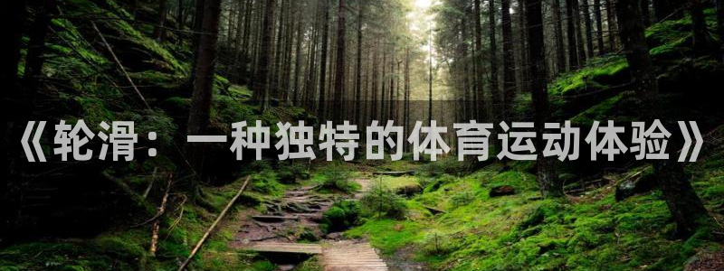 球速体育：《轮滑：一种独特的体育运动体验》